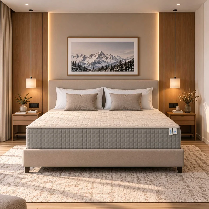 Materasso ignifugo 800 molle insacchettate alto 22 cm Luxury Hotel