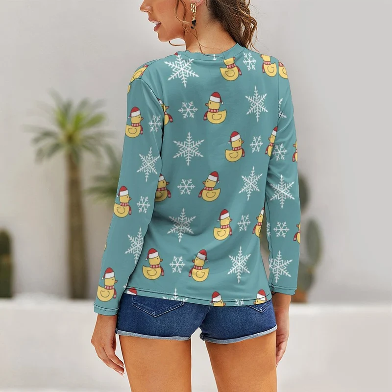 T-Shirt Femme Personnalisé Col Rond Coupe Ample Stretch