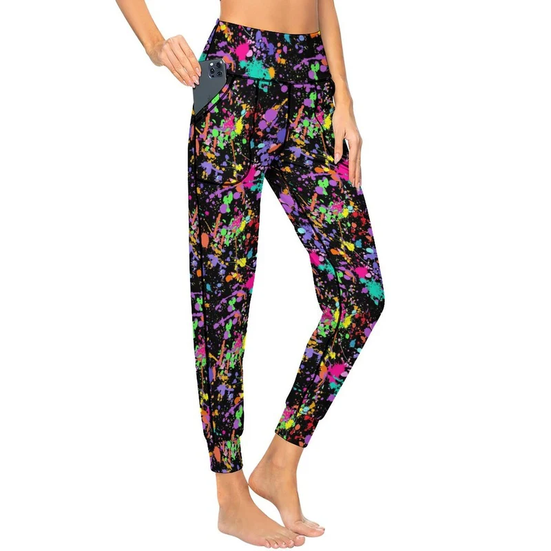 Legging yoga course taille haute poche personnalisable femme