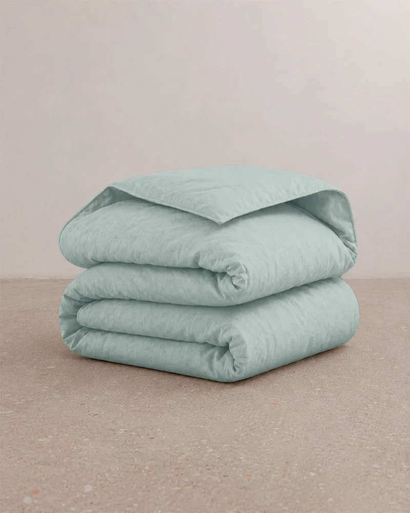 Drap housse percale lavée - 8 coloris au choix