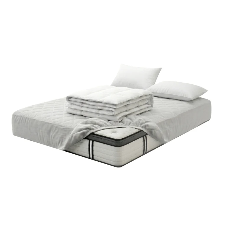Ensemble literie avec matelas mémoire de forme et accessoires - Collection Ultra Basique