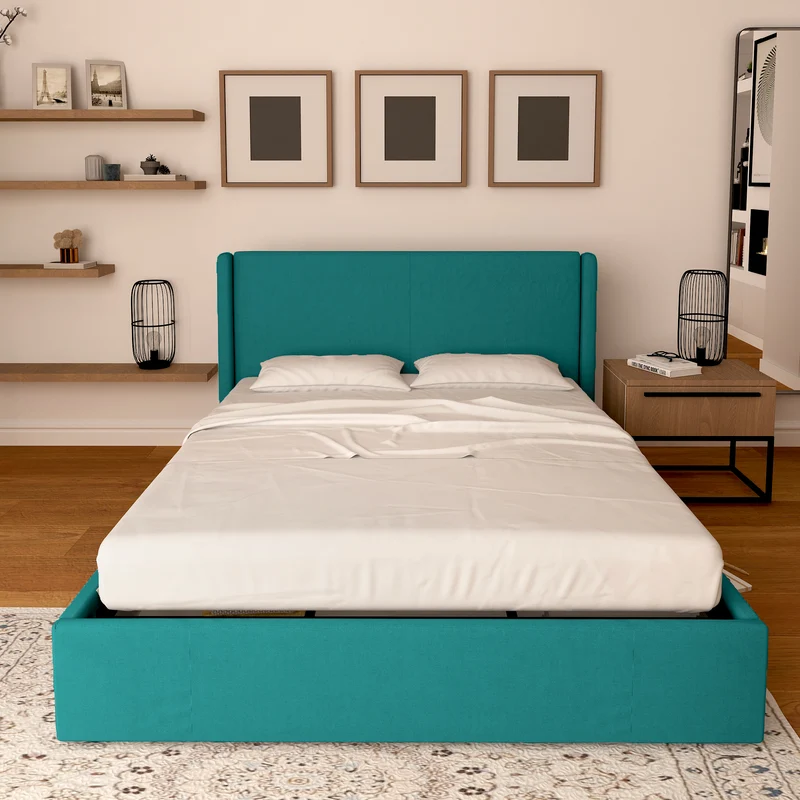 Letto contenitore in tessuto Aurora