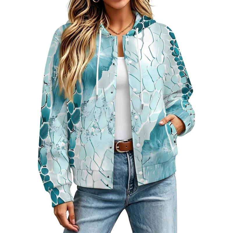 Blouson Bomber à Capuche Personnalisable Unisexe