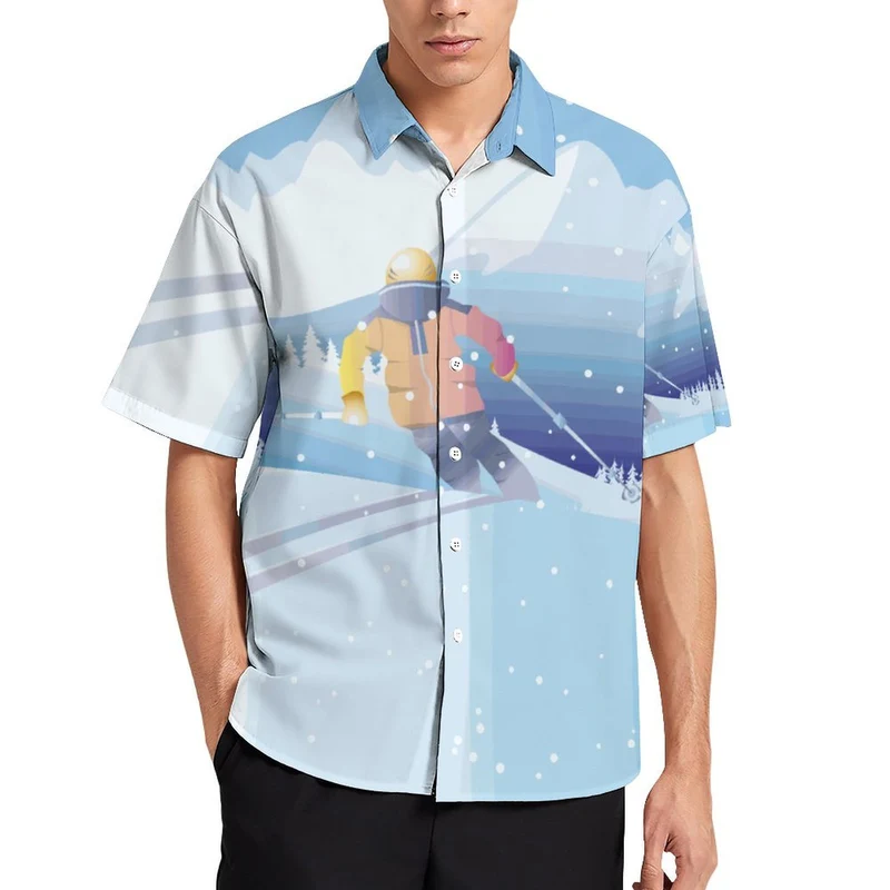 Chemise Col Classique Coton Personnalisable Manches Courtes Homme