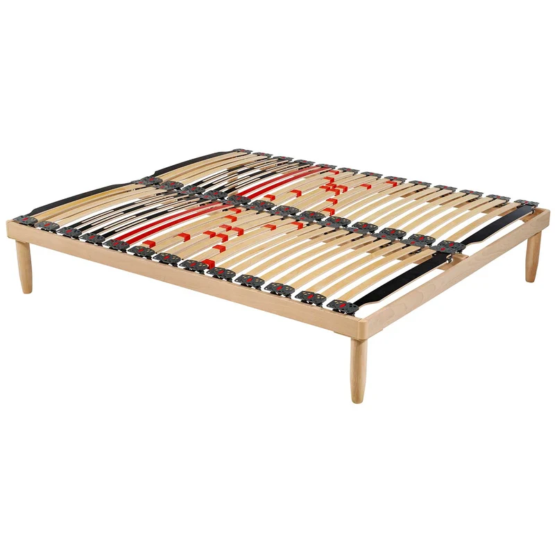 Rete letto con regolatori con telaio in legno Synergic