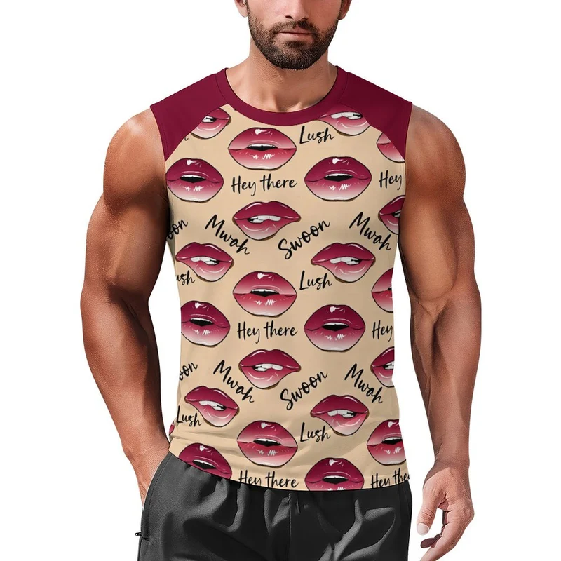 T-shirt Sans Manches Personnalisé | Débardeur Raglan Sport Homme