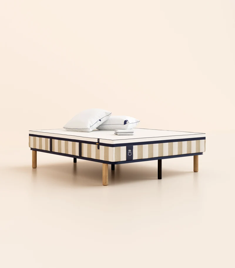 Pack lit 2 places Hybride 140 x 190 cm Bibloc