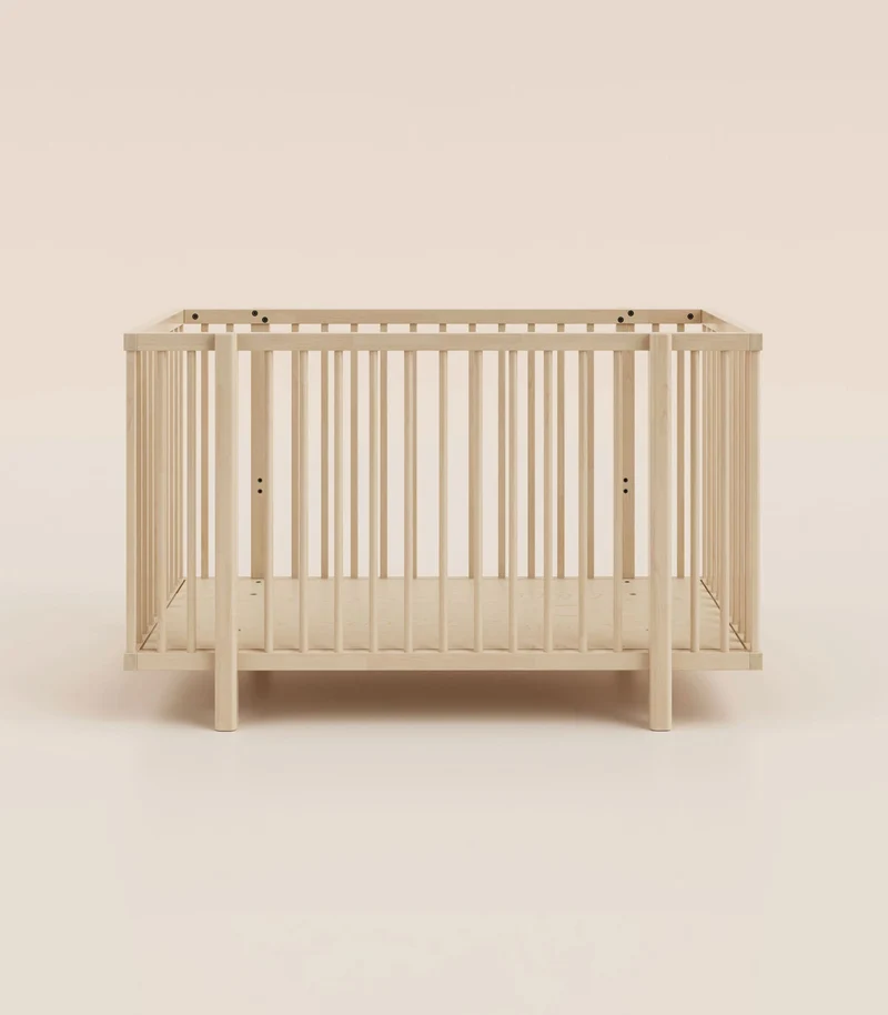 Lit bébé - Bois naturel