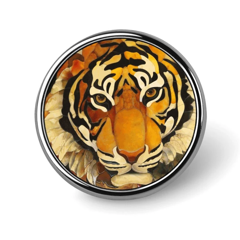 Pin's Rond Personnalisé Métal | Badge Classique Vêtement & Sac