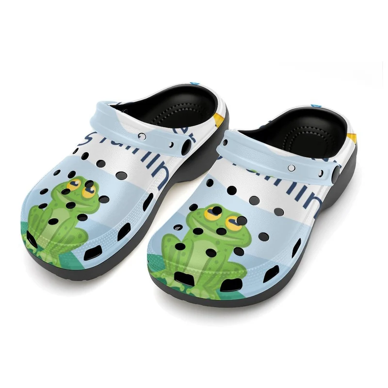 Sabot à Talon Personnalisé en Mousse EVA — Impression Sublimation Plein Format