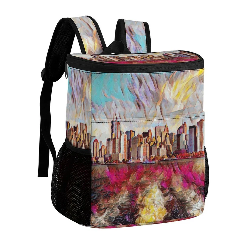 Sac à Dos Isotherme Personnalisé en Toile Sergé — Impression Sublimation Plein Format