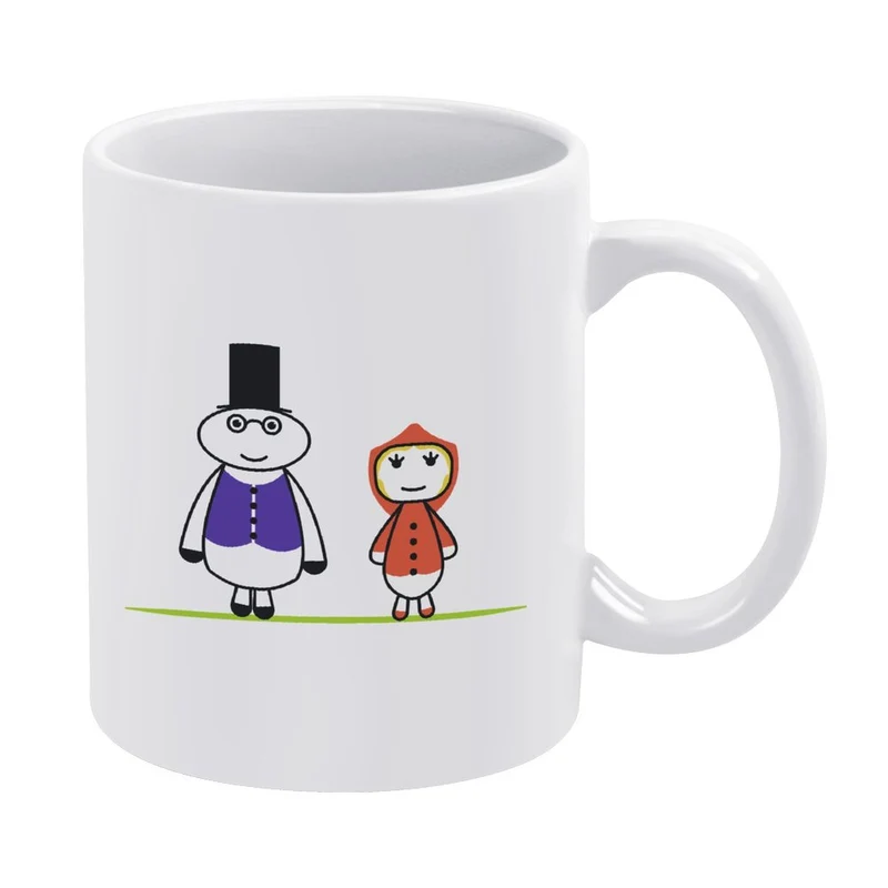 Mug Céramique Blanc Personnalisé : Tasse Bureau Minimaliste (350ml)