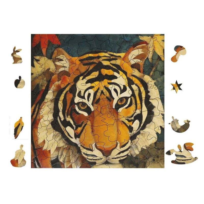 Puzzle en Bois Personnalisé | Découpe Irrégulière 100 Pièces & Photo