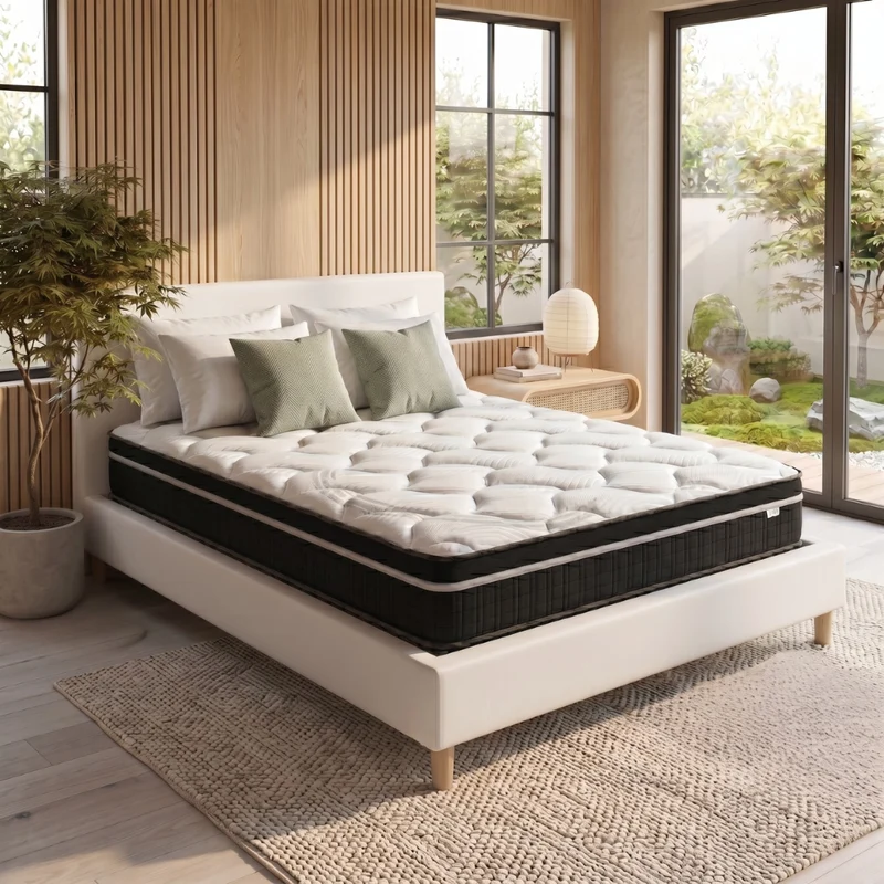 Matelas mémoire de forme, ressorts, surmatelas intégré - Collection Fairmont