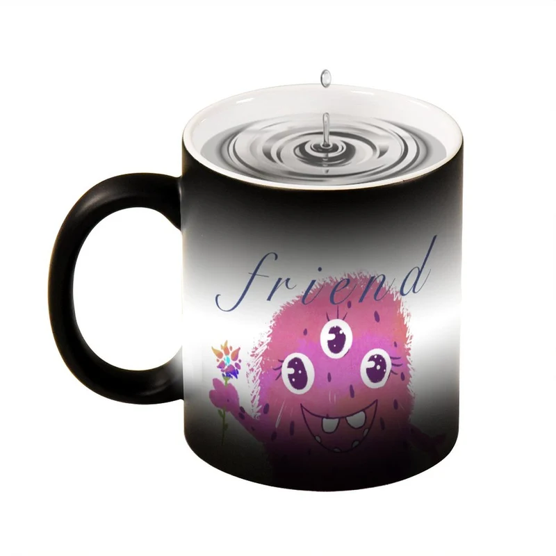 Mug Photo Thermoréactif Personnalisé | Tasse Magique Couleur Changeante