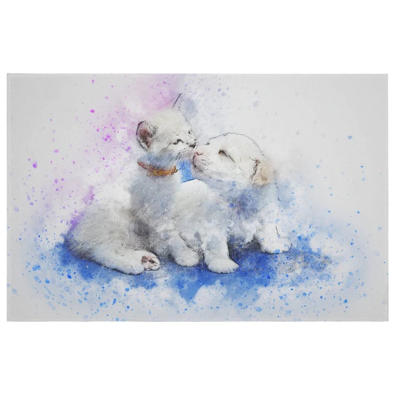 Tapis Bain Velours Cristal Antidérapant Personnalisé | 60×40cm