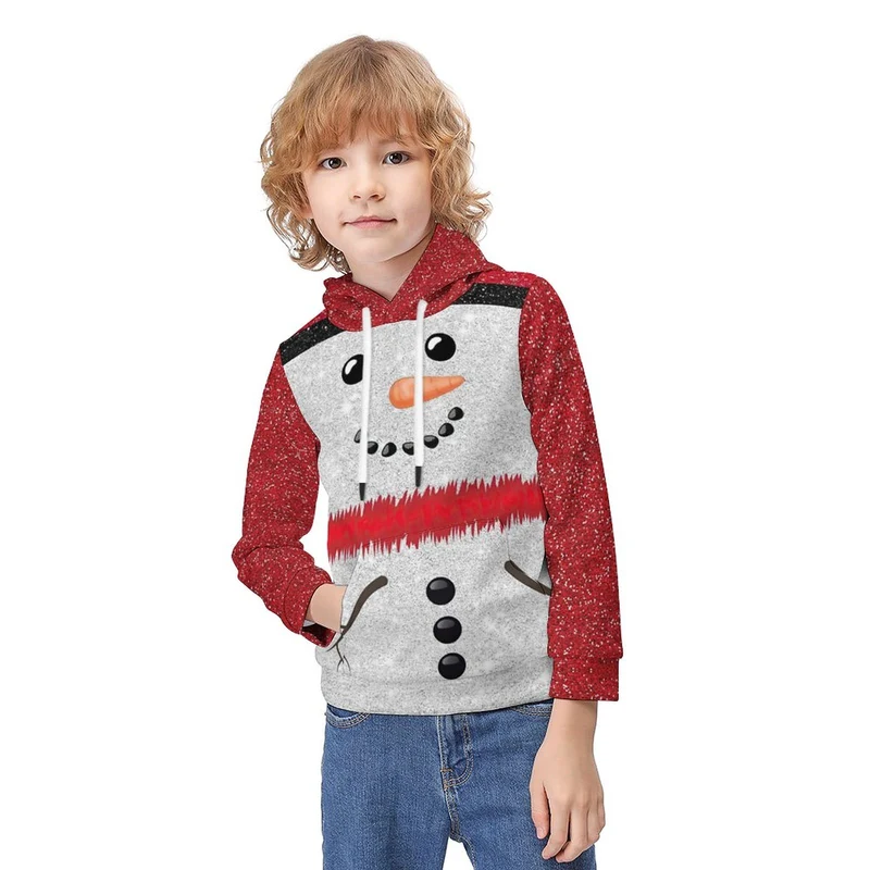 Sweat à Capuche Enfant Personnalisé - Tissu Japonais Doux (6-12 ans)