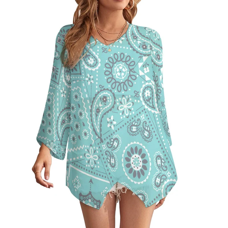 Blouse Femme en Mousseline Transparente : Chemisier Léger & Fluide