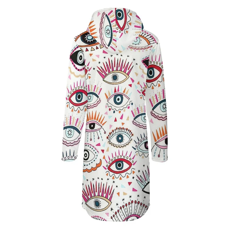 Robe Sweat à Capuche Femme : Hoodie Dress avec Poche Kangourou