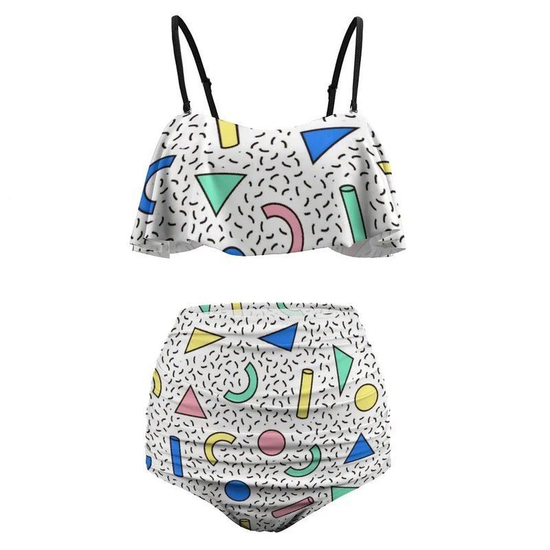 Bikini à Volants Femme : Maillot 2 Pièces Romantique & Volume