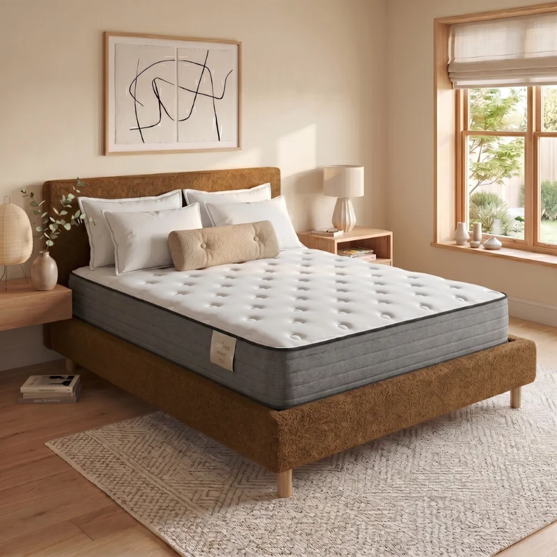 Matelas mémoire de forme, ressorts ensachés - Collection Essentiel