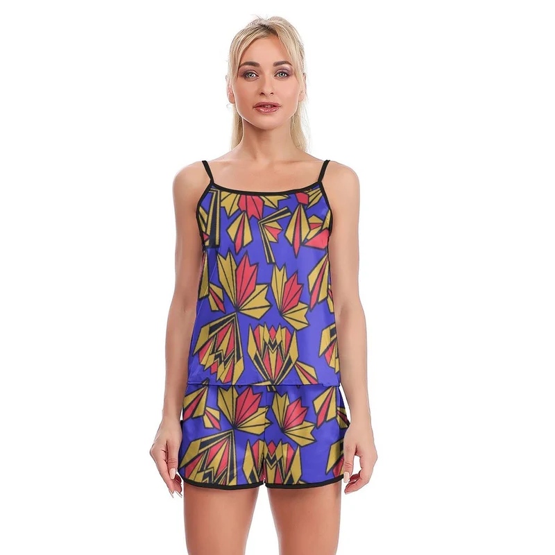 Ensemble Pyjama Caraco Personnalisé Femme | Short & Haut Imprimé Photo