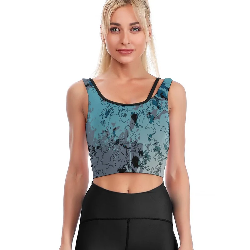 Brassière de Sport Personnalisée Femme | Crop Top Dos en U