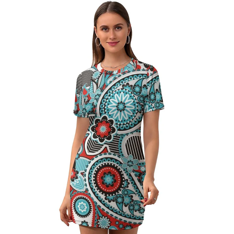 Robe Moulante Manches Courtes Personnalisée - Polyvalente Voyage