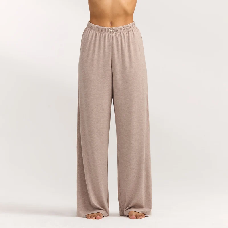 Pantalon de Pyjama Modal - Brun Chiné