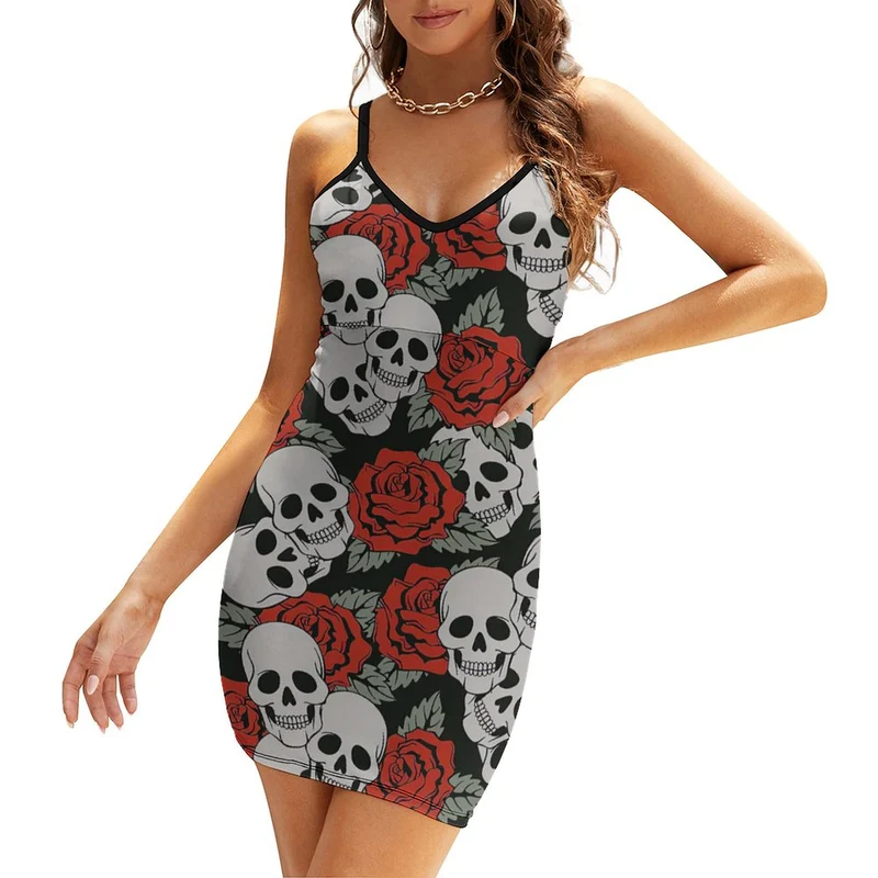 Robe Moulante Sexy à Bretelles : Bodycon Personnalisable & Stretch