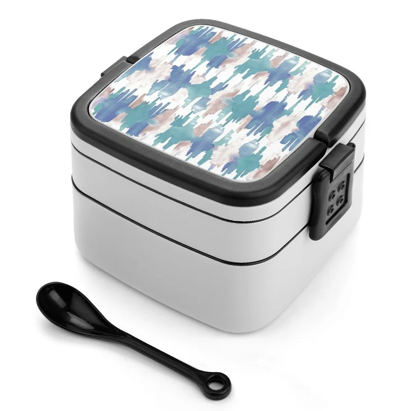 Bento Box Double Étage Personnalisée | Lunch Box 1000ml & Poignée