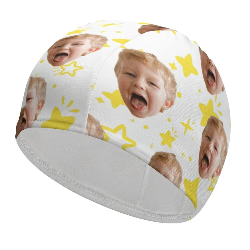 Bonnet de Bain Tissu Personnalisé | Confort Lycra & Cheveux Longs