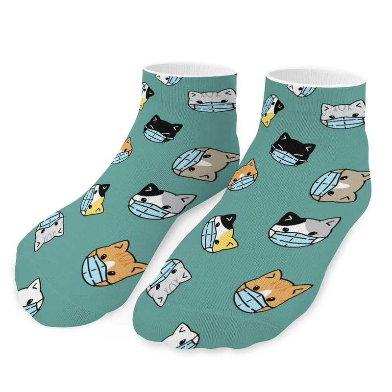 Chaussettes Courtes Personnalisées | Impression Photo HD 360°