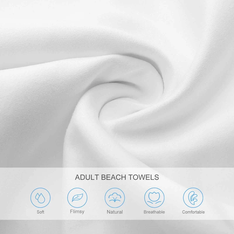 Serviette de Plage Anti-Sable Personnalisée | Séchage Rapide & Compacte