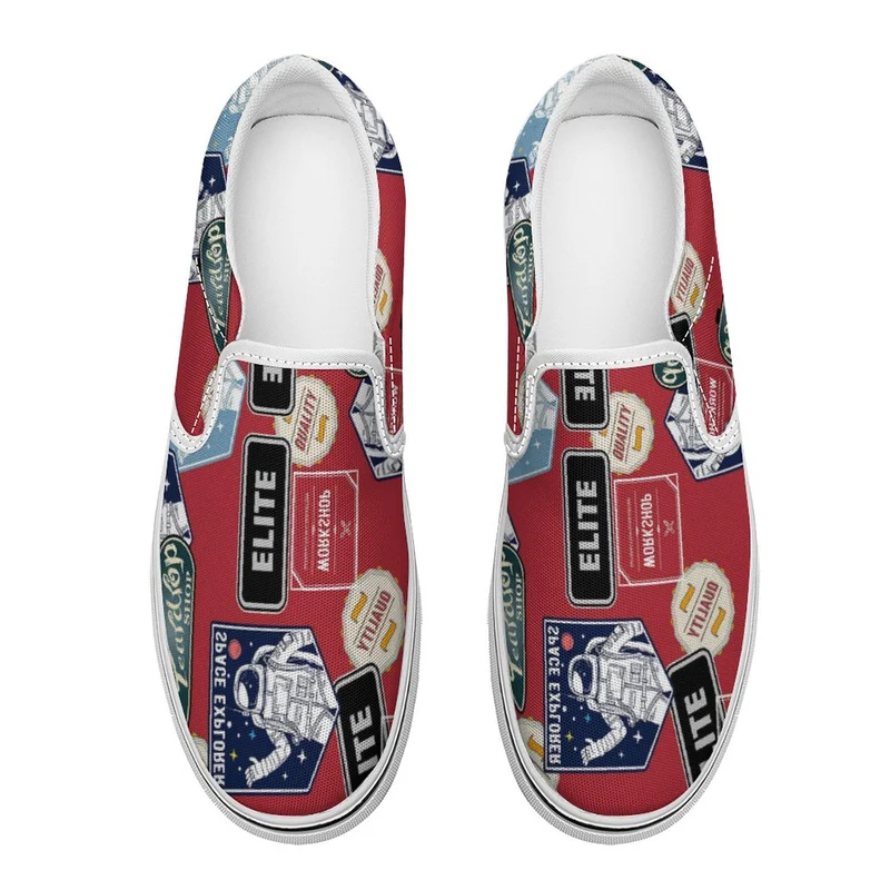 Chaussures Slip-On Toile Personnalisées | Sneakers Sans Lacets