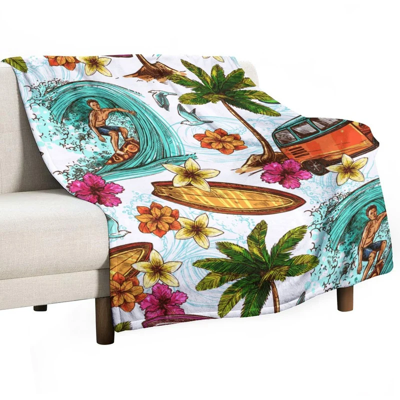 Plaid Flanelle Personnalisé 330g | Couverture Douce Anti-Bouloche