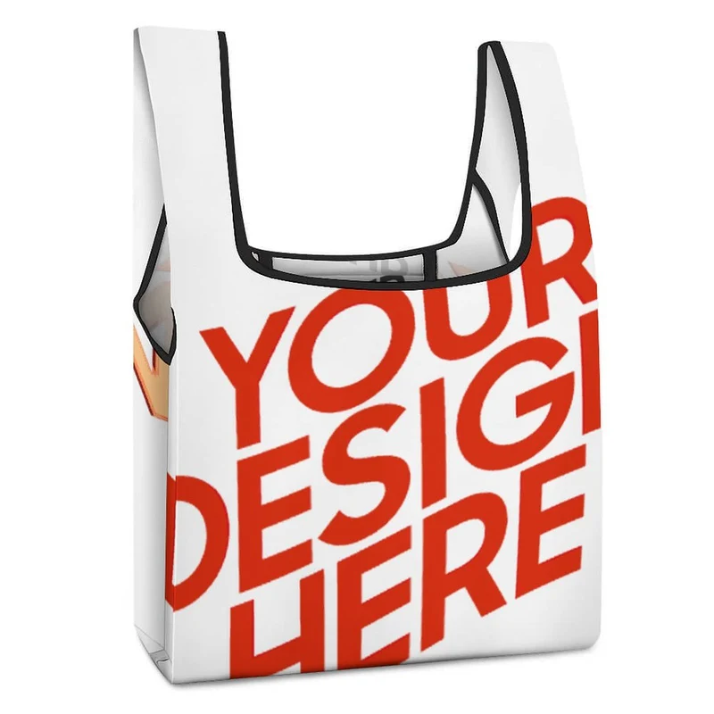 Sac pliable / Cabas de courses pliable XB0601017 personnalisée avec prénom motif texte (conception multi-images)