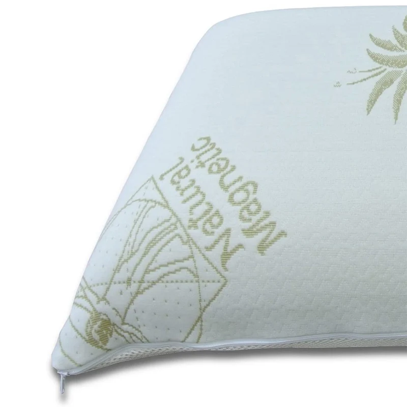 Cuscino saponetta memory con fodera in Aloe 3D