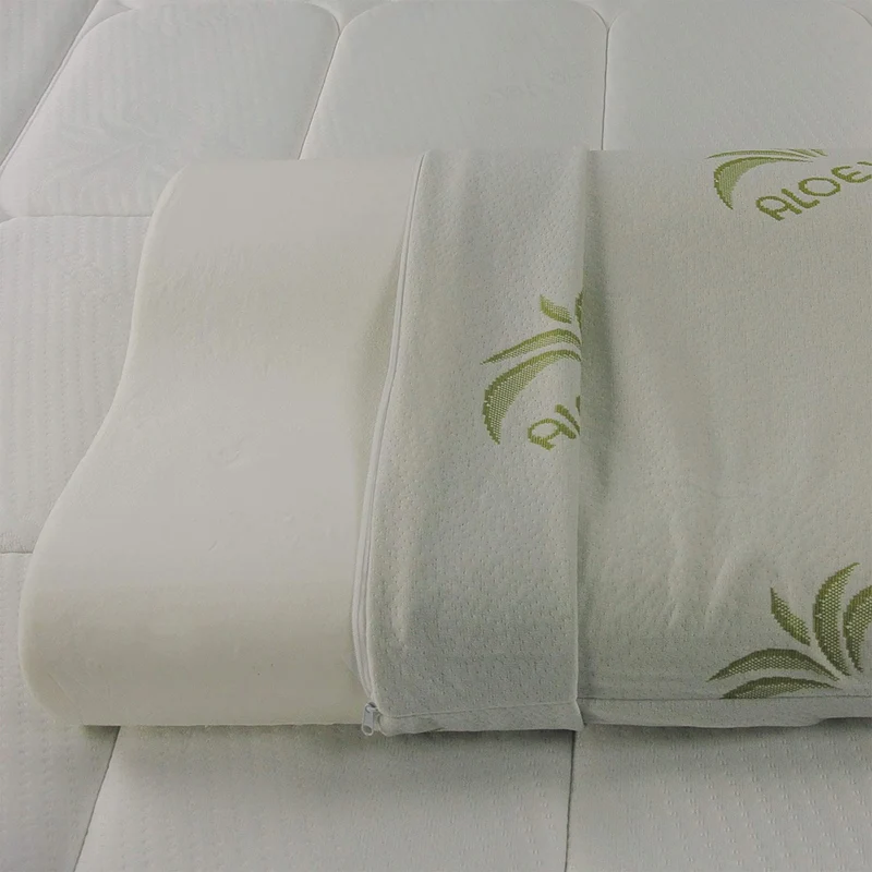 Cuscino cervicale memory con fodera in Aloe vera