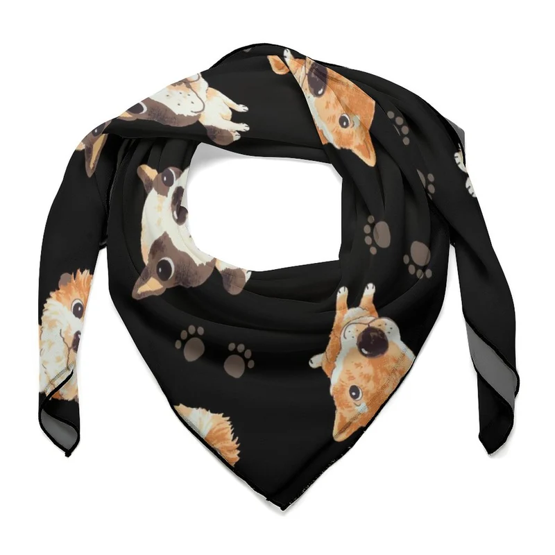 Foulard Carré Personnalisé | Accessoire de Mode Polyvalent