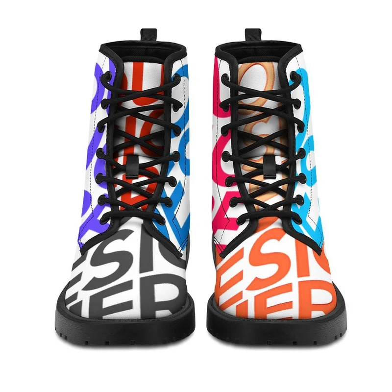 Bottes Winter Martin unisexes - Bottes entièrement imprimées XM6205010 personnalisée avec prénom motif texte