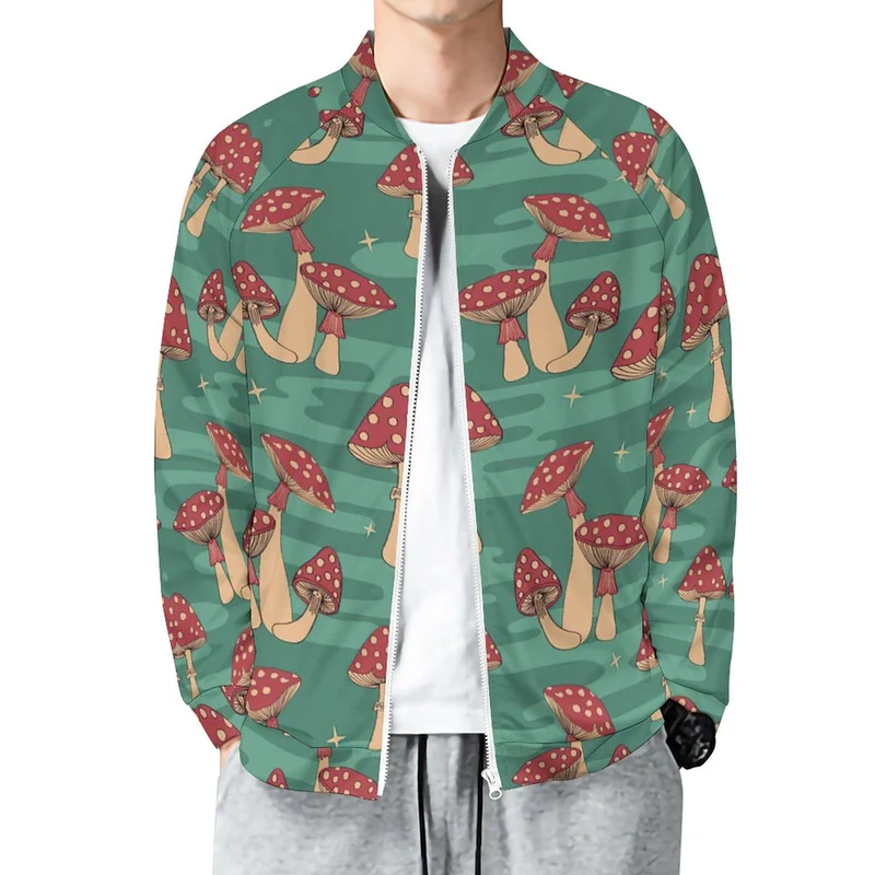 Veste Zippée Col Rond Personnalisée | Style Bomber & Manches Raglan