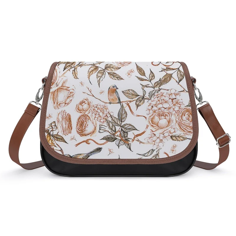 Sac Bandoulière Femme Cuir PU Personnalisé | Crossbody & Clutch 2-en-1
