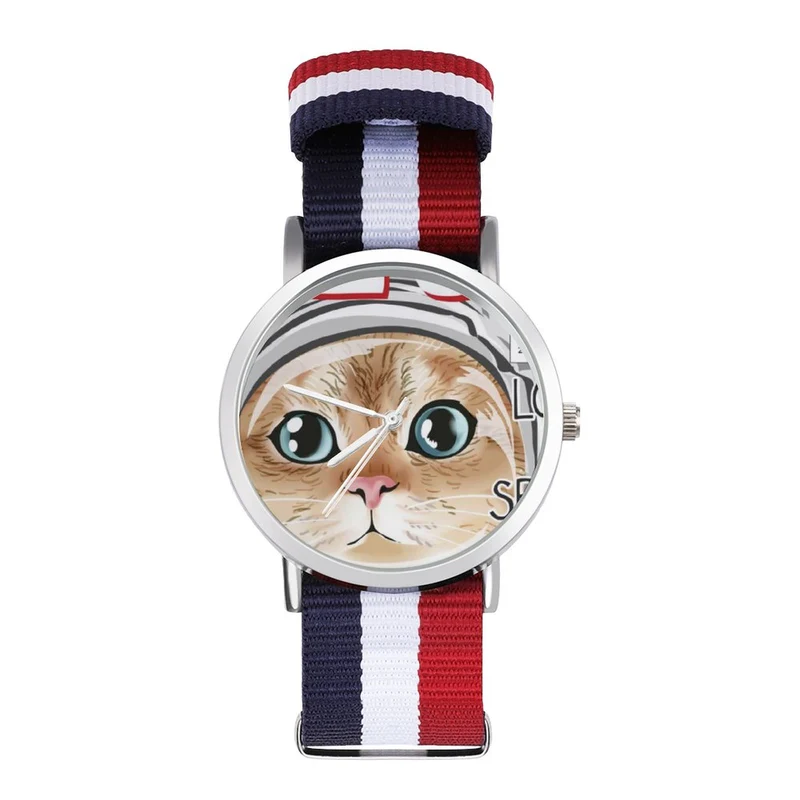 Montre Nylon Minimaliste Personnalisée | Cadran Sans Graduation