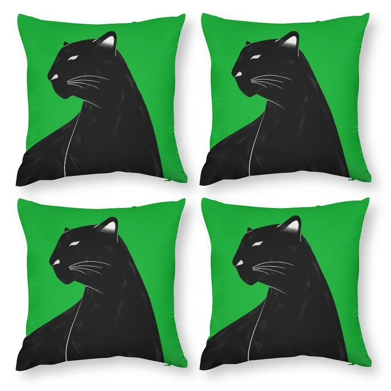 Lot de 4 Housses de Coussin Personnalisées | Double Face HD