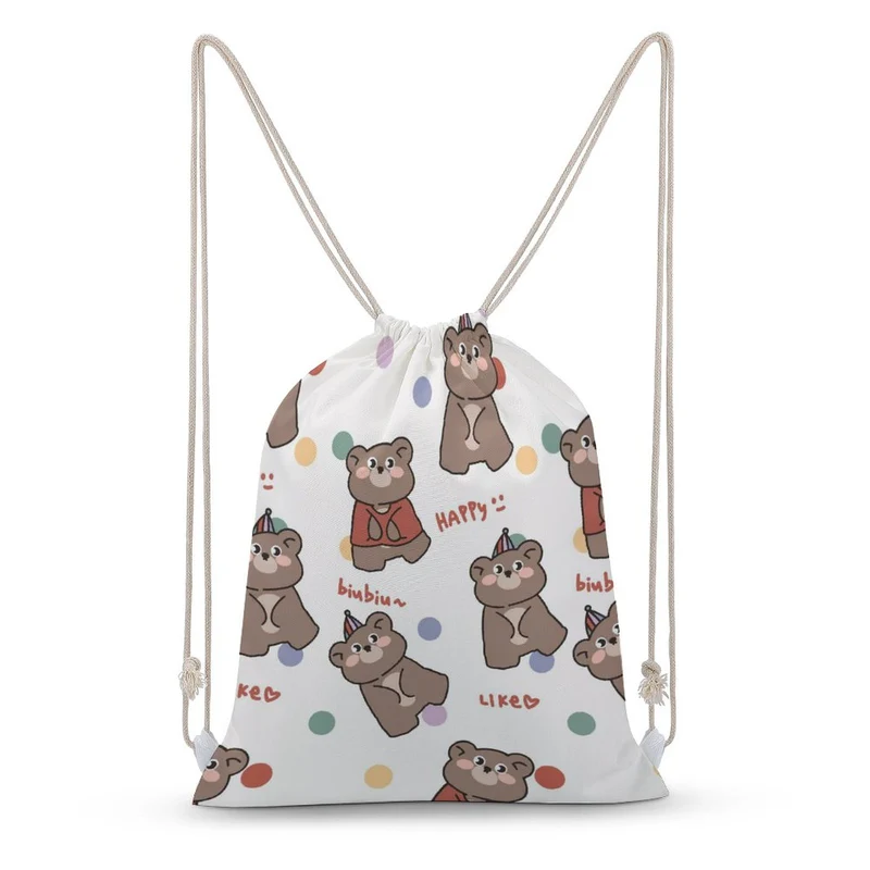 Sac à Dos Pochon Toile Personnalisé | Coton 12oz & Cordons Confort