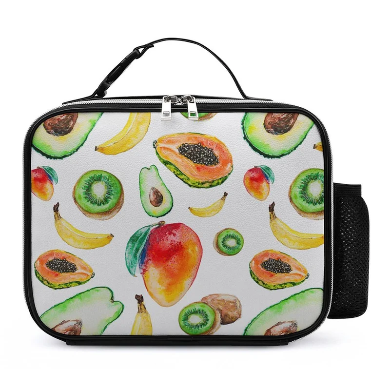 Sac à Lunch Isotherme Cuir Litchi | Chic & Personnalisé | [Nom]