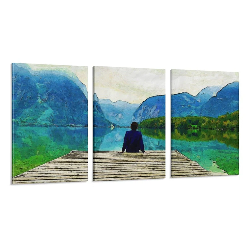 Ouvrez Votre Horizon : Tableau Triptyque Personnalisé