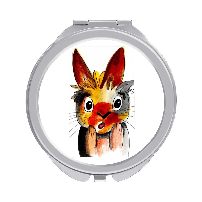 Miroir de Poche Personnalisé en Métal | Cadeau Unique