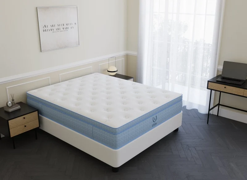 Matelas hybride ressorts ensachés 180 x 200 cm épaisseur 30 cm RAFAEL